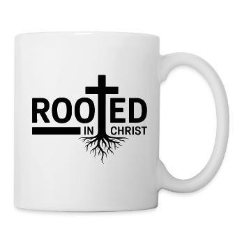 Verwurzelt in Christus - Tasse - Weiß - Rechts