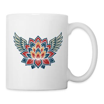 Embracing Mindfulness with Wings Of Affirmation - Mug - white - Right