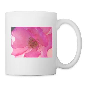 Gentle rose blossom in pink - Mug - white - Right