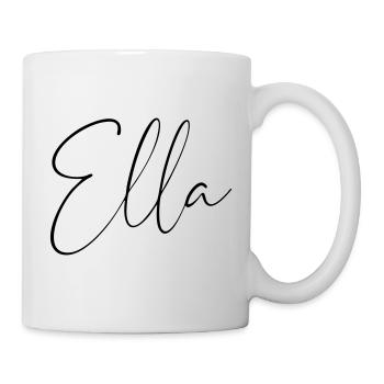 Ella / Handwriting Personalized Design - Mug - white - Right