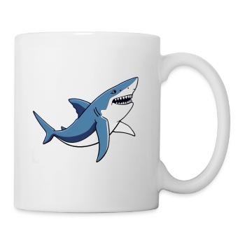 Hai - Tasse - Weiß - Rechts