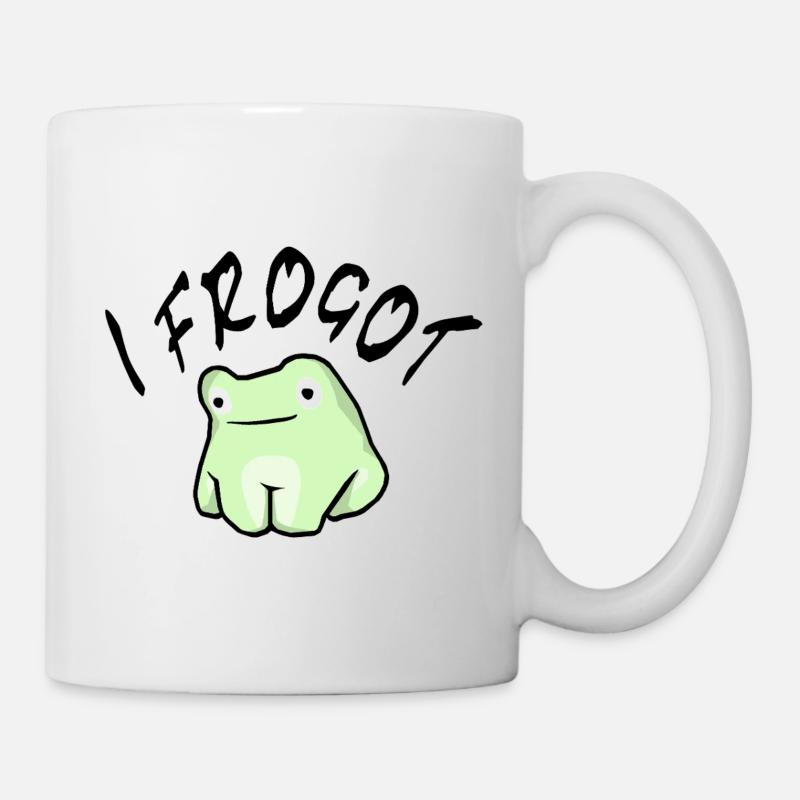 Frogot schwarz - Tasse - Weiß