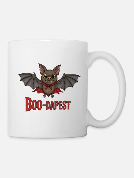 Boo-dapest Fun Trip - Tasse - Weiß