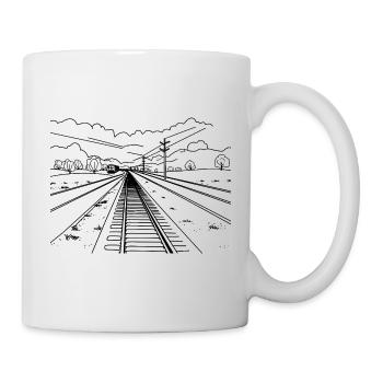 Railway Sketch - Mug - white - Right