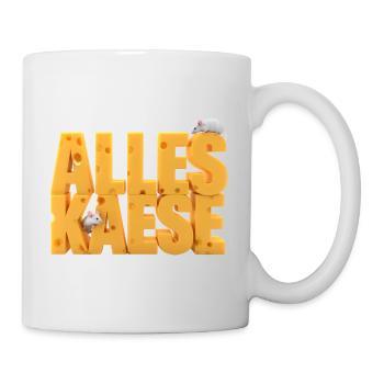 Alles Kaese - Tasse - Weiß - Rechts