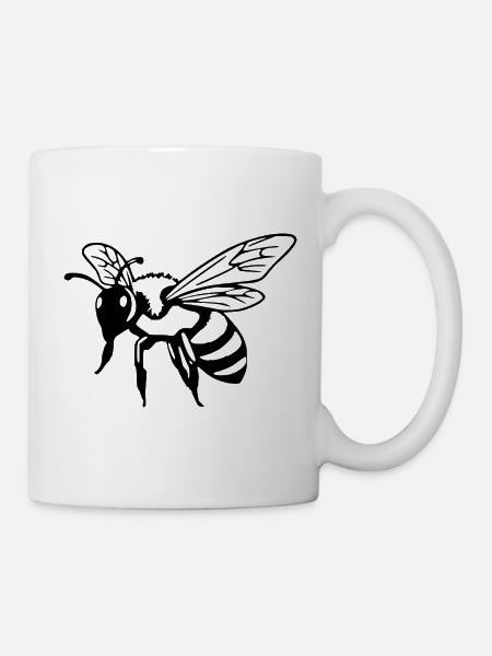 Biene Imker Geschenk - Tasse - Weiß