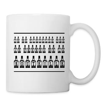 ICH ALTERE NICHT, ICH NEHME DIE FLASCHE! - Tasse - Weiß - Rechts