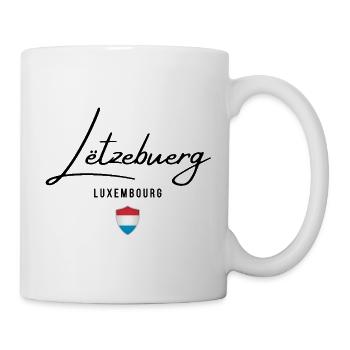 Elegant design Luxembourg, Made in Luxembourg - Mug - white - Right