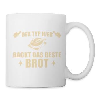 Baking bread - Best baker gift idea - Mug - white - Right