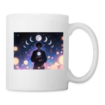 Moon Phases Mysticism Dreamer - Mug - white - Right