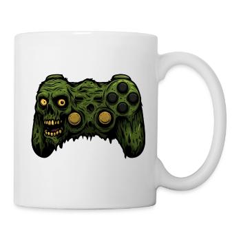 Zombie Controller Grunge Tee - Tasse - Weiß - Rechts