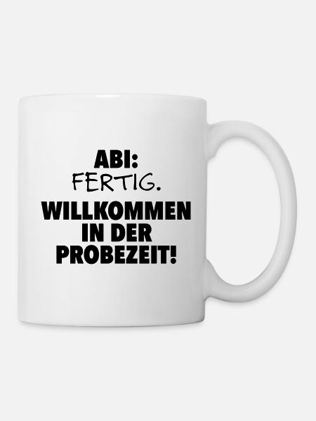 Abitur finished - Mug - white