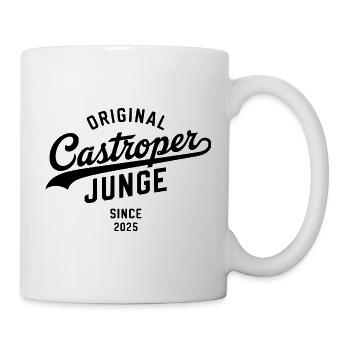 Echter Castroper Hoodie Shirt Tasse Strampler - Tasse - Weiß - Rechts