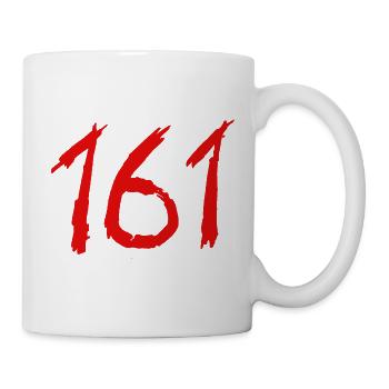 161 Handbrush Ziffern AfA - Tasse - Weiß - Rechts