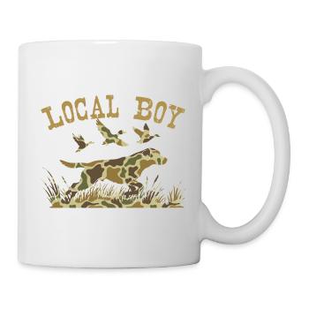 Local Boy Labrador Retriever Outdoor Hunting - Mug - white - Right