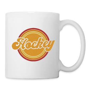 Eishockey Hockey Eishockeyspieler Geschenk  - Mug - white - Right