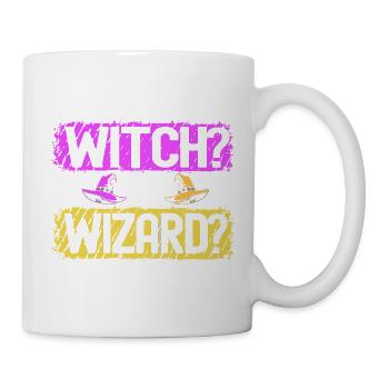 Halloween Gender Reveal - Tasse - Weiß - Rechts