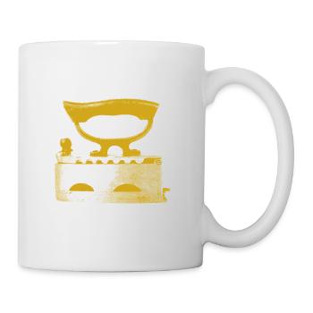 Bügeleisen - Tasse - Weiß - Rechts