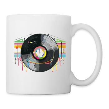 Vinyl_3 - Mug blanc - blanc - Droite
