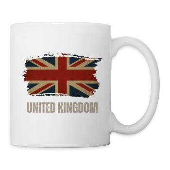 Flag of the United Kingdom, British heritage - Mug - white - Right