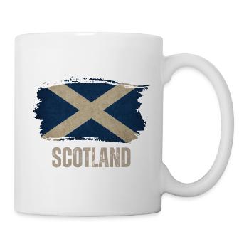 Flag of Scotland, Scottish pride - Mug - white - Right