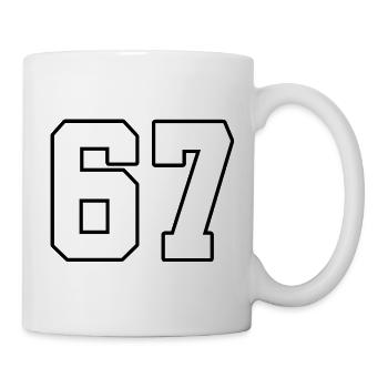 67 Minimalist Trend Design - Mug - white - Right