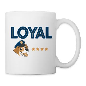 Loyal Dog Police Mascot - Mug - white - Right