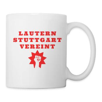 Kaiserslautern and Stuttgart united - Mug - white - Right