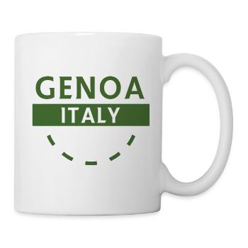 Gênes Italie Emblème Insigne - Mug blanc - blanc - Droite