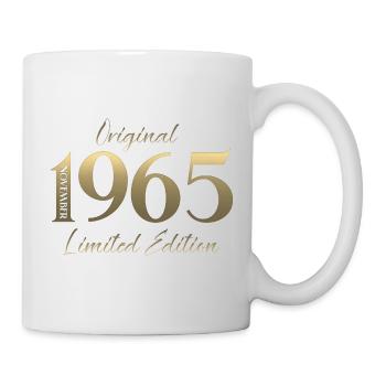 60. Geburtstag Original November Jahrgang 1965  - Tasse - Weiß - Rechts