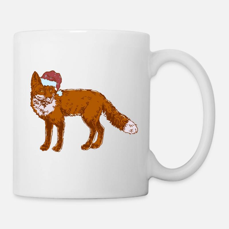 RENARD DE NOËL - Mug blanc - blanc
