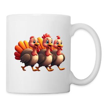 Thanksgiving Truthahn Baby - Tasse - Weiß - Rechts