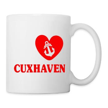 North Sea Holiday I LOVE CUXHAVEN Lustig - Mug - white - Right