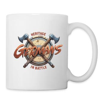 Germans Fight Shield Graphic - Mug - white - Right