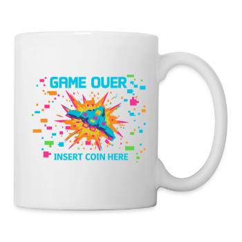 Game Over Neon Arcade Game - Tasse - Weiß - Rechts