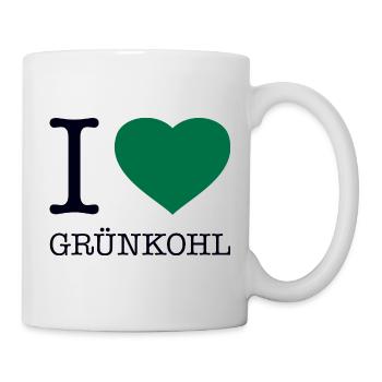 I love kale - Mug - white - Right
