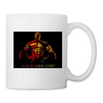 Core Question: Bold Abs Burst - Mug - white - Right