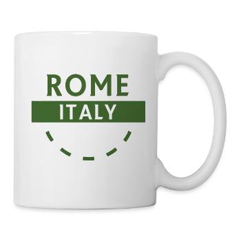 Rome Italia Green Emblem - Mug - white - Right