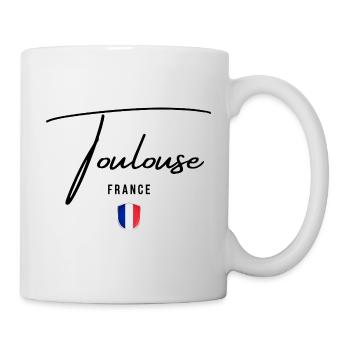 Elegantes Design von Toulouse, Toulouse, Frankreich - Tasse - Weiß - Rechts