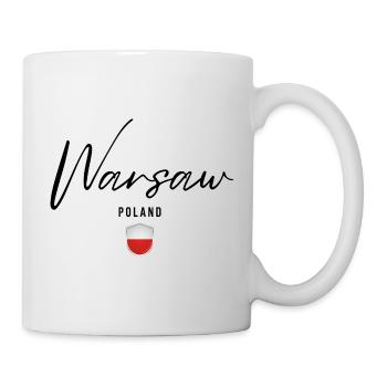 Elegantes Design Warschau, Warschau Polen - Tasse - Weiß - Rechts