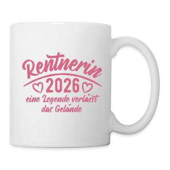 Pensioner 2026 - Retirement - Pension - Mug - white - Right