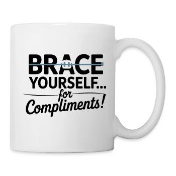 Orthèse Visage Orthodontique Life Design - Mug blanc - blanc - Droite
