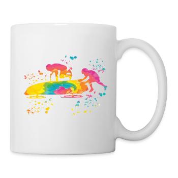 Bobsleigh Bobsleigh à deux - Mug blanc - blanc - Droite
