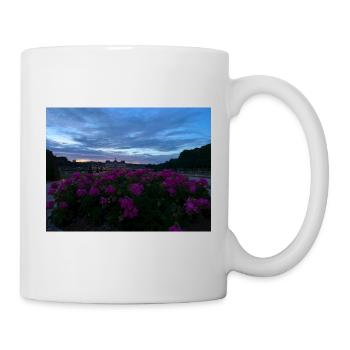 Château de Vaux le Vicomte at night - Mug - white - Right
