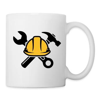 Craftsmen & Construction Workers | Tool Logo - Mug - white - Right