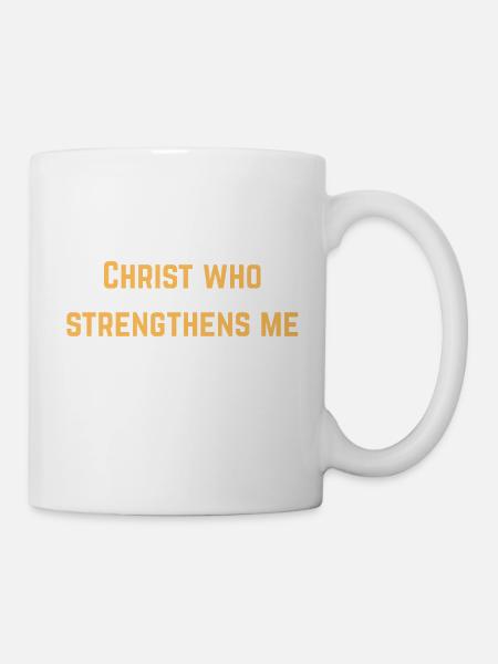 CHRISTUS STÄRKT - Tasse - Weiß