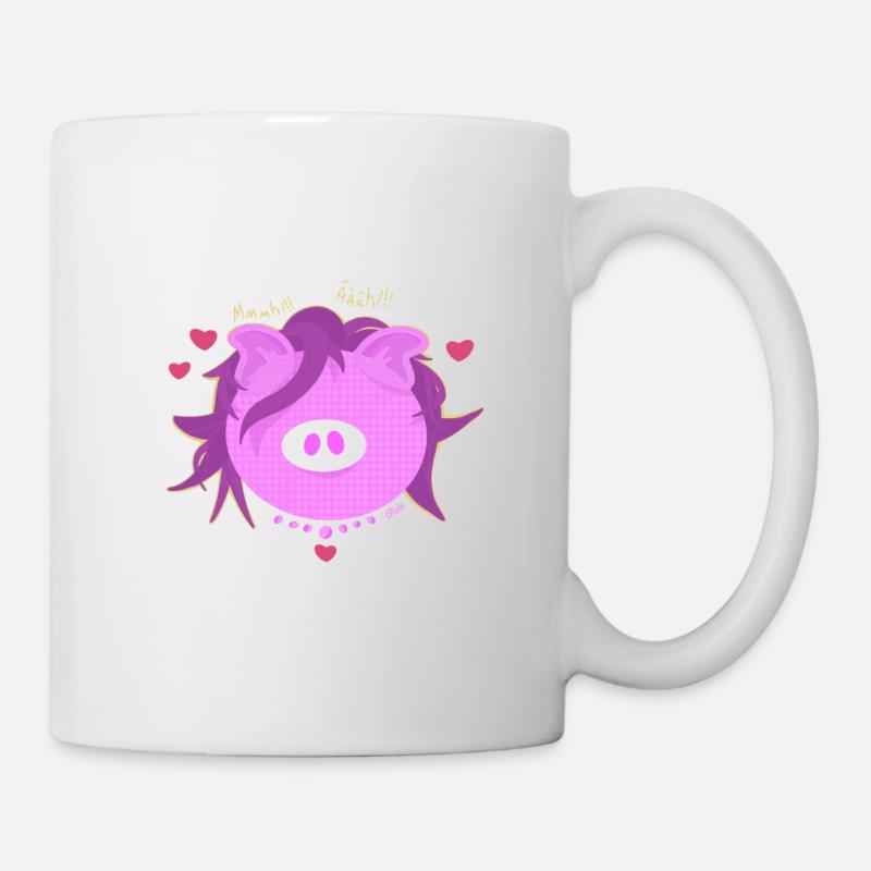 Pig Love Pop - Tasse - Weiß
