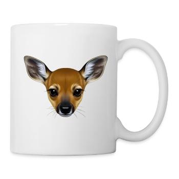 SÜSSE REHKITZ – Tiere - Tasse - Weiß - Rechts