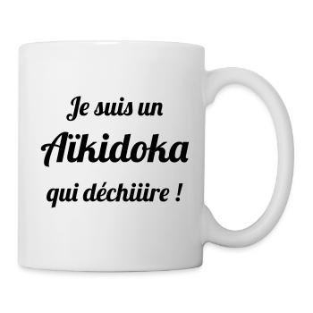 Ich bin ein Aikido, das großartig ist! Aikido - Tasse - Weiß - Rechts