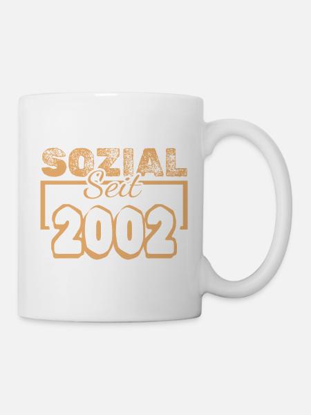 Sozialarbeiter 2002 - Tasse - Weiß